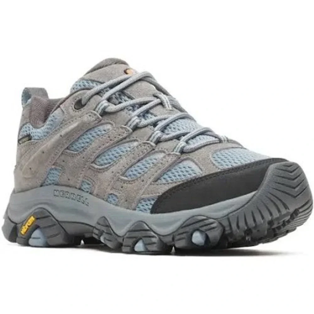 Merrell Moab 3‎ Women's Hiking Shoes Altitude Blue Grey J036344 Size 9 WP NWT